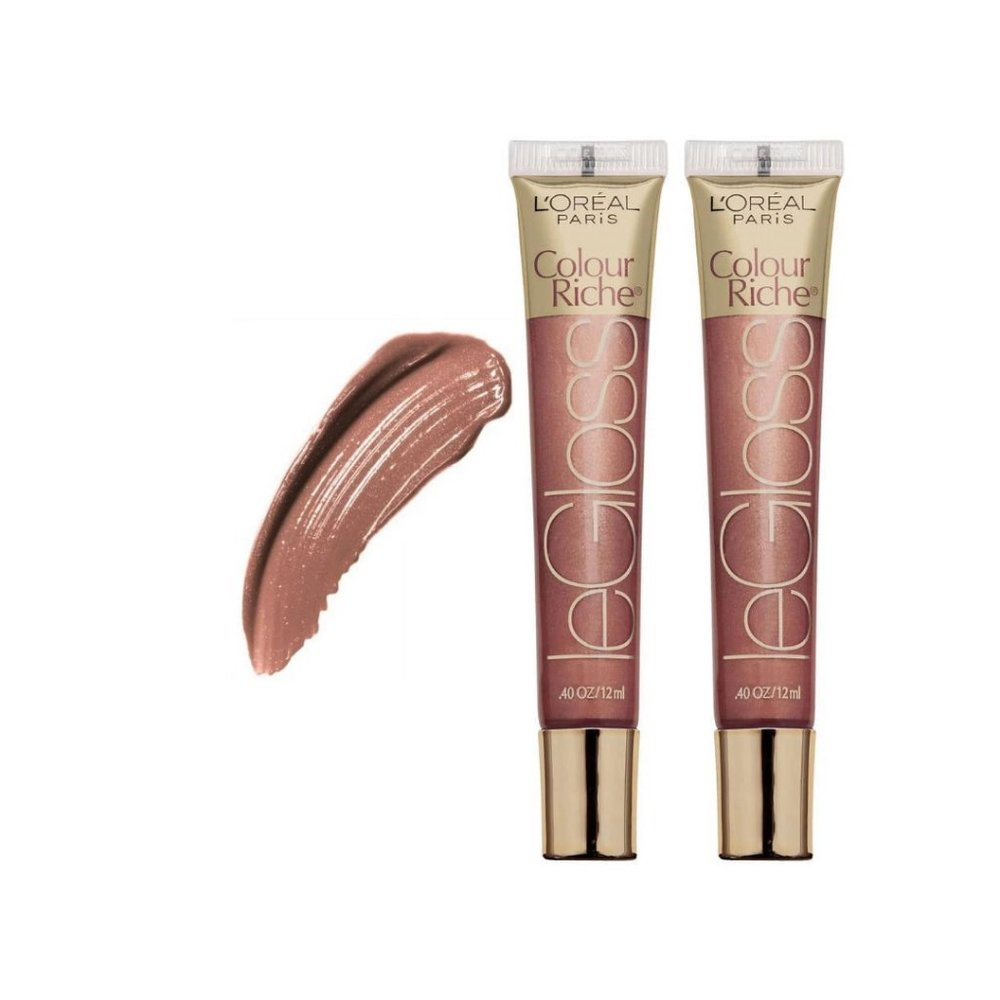 L'Oreal Paris Colour Riche Le Gloss Nude Illusion 0.40 oz/12ml Set of 2